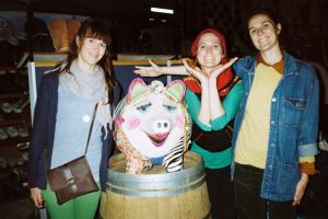 Me and my fristers.  (friends + sisters. we made it up.) Two of the most beautiful women I know. 